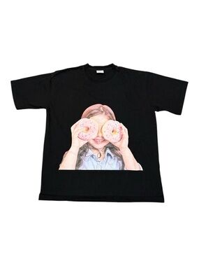 Acme De La Vie Baby Face Short Sleeve T-Shirt Donut 3 Adult Sz 2